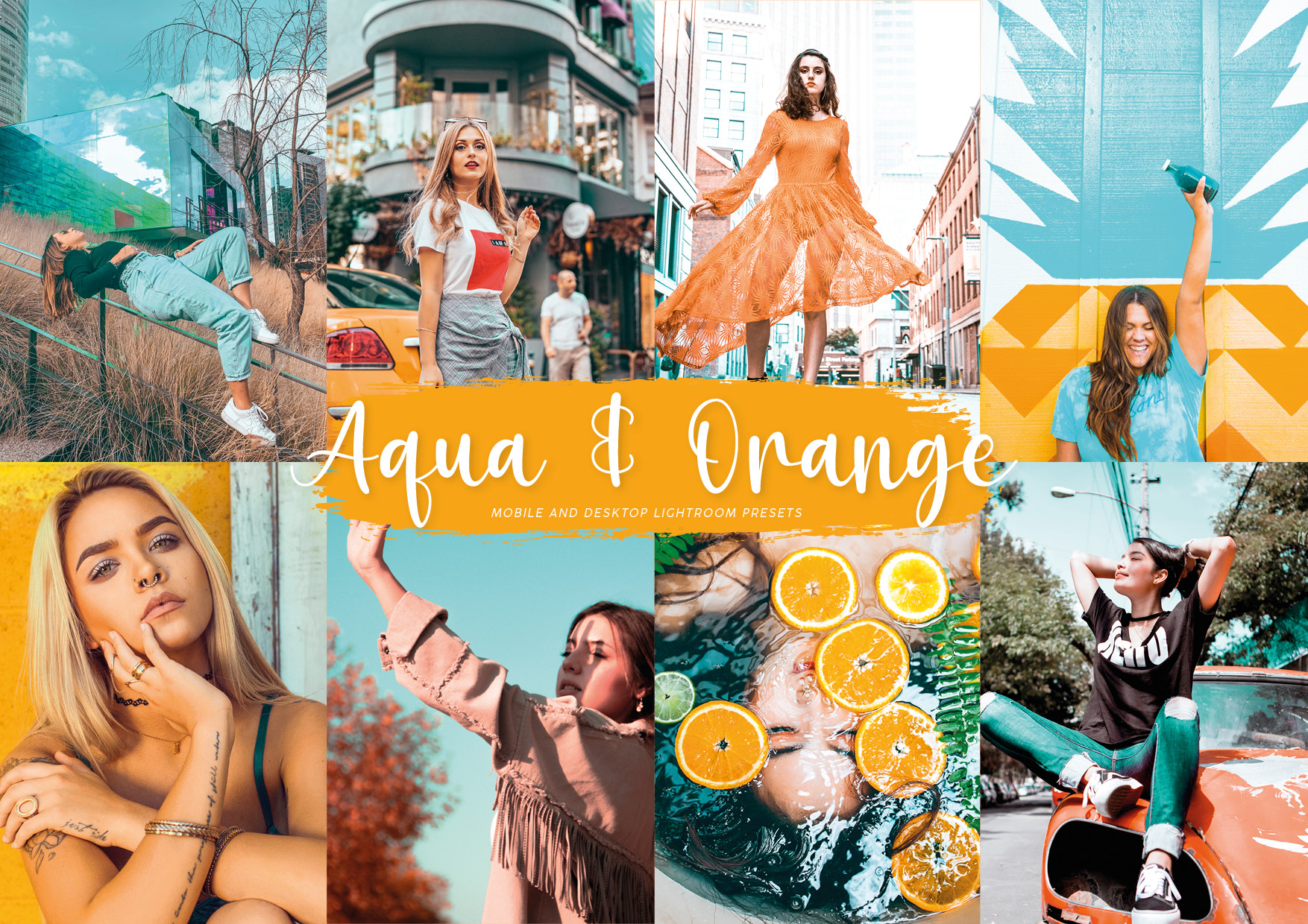 Aqua and Orange Cover Photo